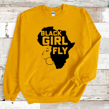 Load image into Gallery viewer, Black Girl Fly Sweatshirt