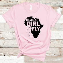 Load image into Gallery viewer, Black Girl Fly T-Shirt
