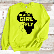Load image into Gallery viewer, Black Girl Fly Sweatshirt

